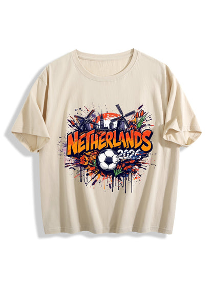 World Cup 2026 Women's Crop Top T-Shirt Netherlands