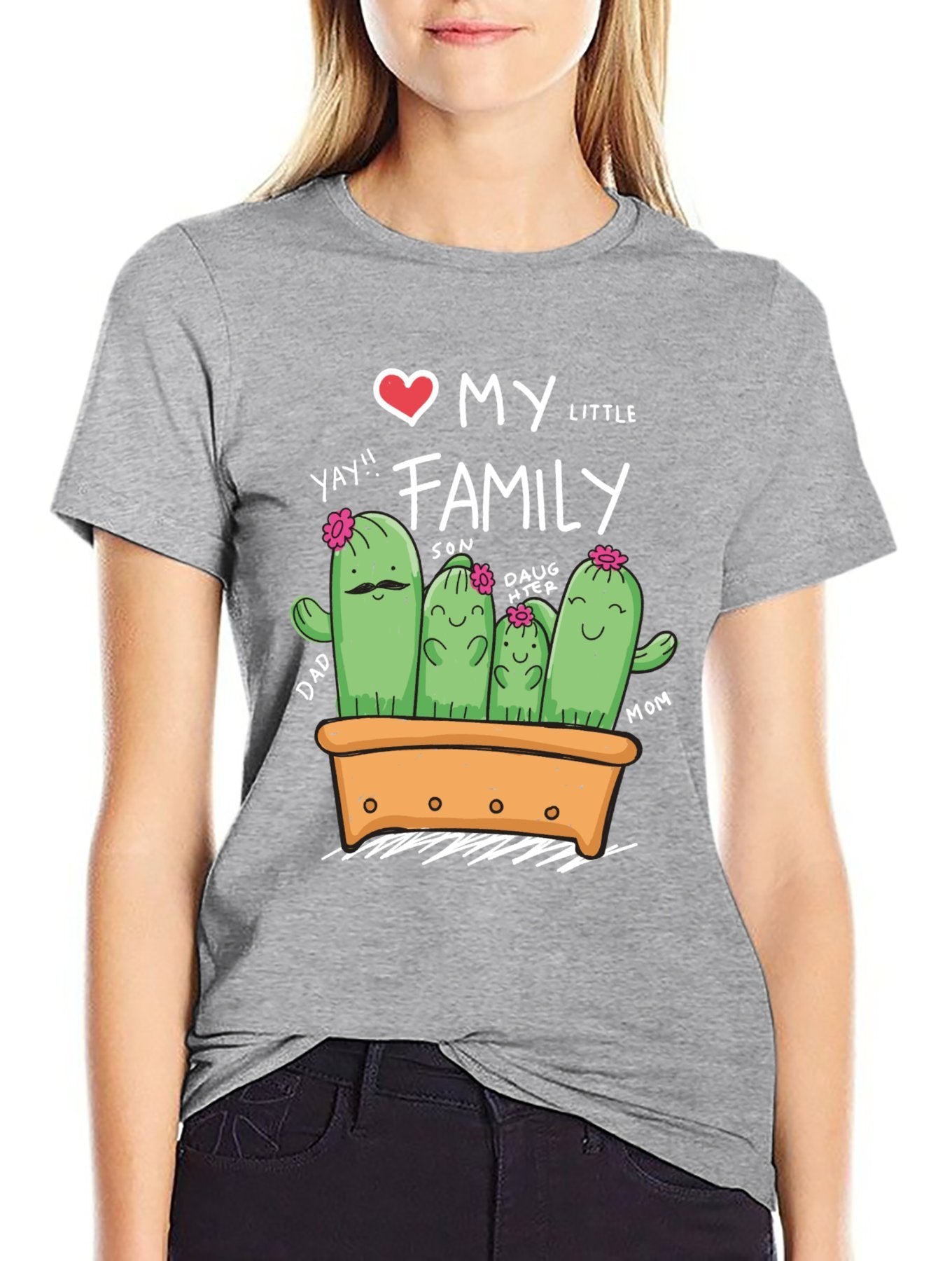 Funny Animals Unisex Cotton T-Shirt with Front Heat Transfer Print Xg2wd2xenkpp