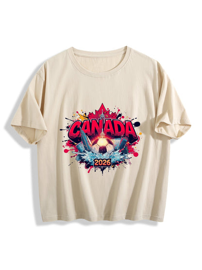 World Cup 2026 Women's Crop Top T-Shirt Canada