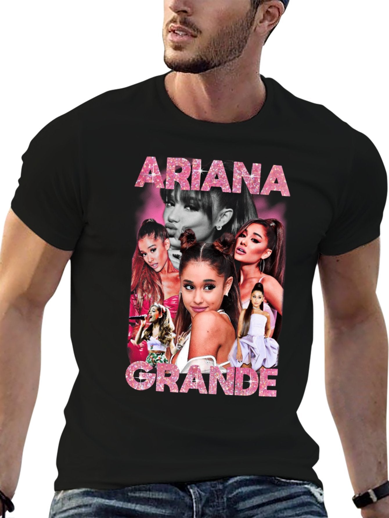 Music Unisex Cotton T-Shirt with Front Heat Transfer Print Xbb950un77wk
