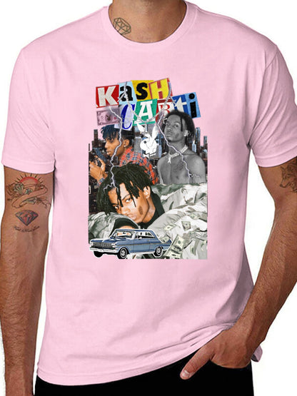 Music Unisex Cotton T-Shirt with Front Heat Transfer Print Xbbxo22yqsr1