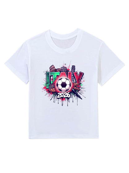 Wolrd Cup 2026 Children's T-shirt Italy