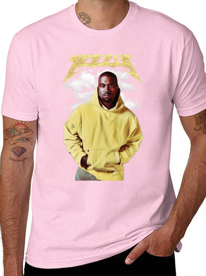 Music Unisex Cotton T-Shirt with Front Heat Transfer Print Xbbxo2ofpoh0