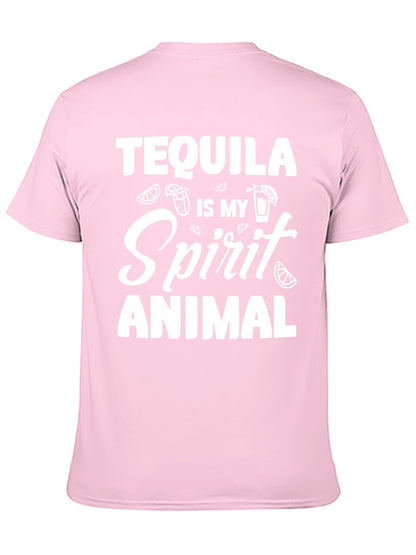 Unisex Cotton T-Shirt with Back Heat Transfer Printxb4432k8ldne