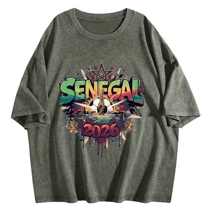 2026 World Cup Cotton T-Shirt Senegal