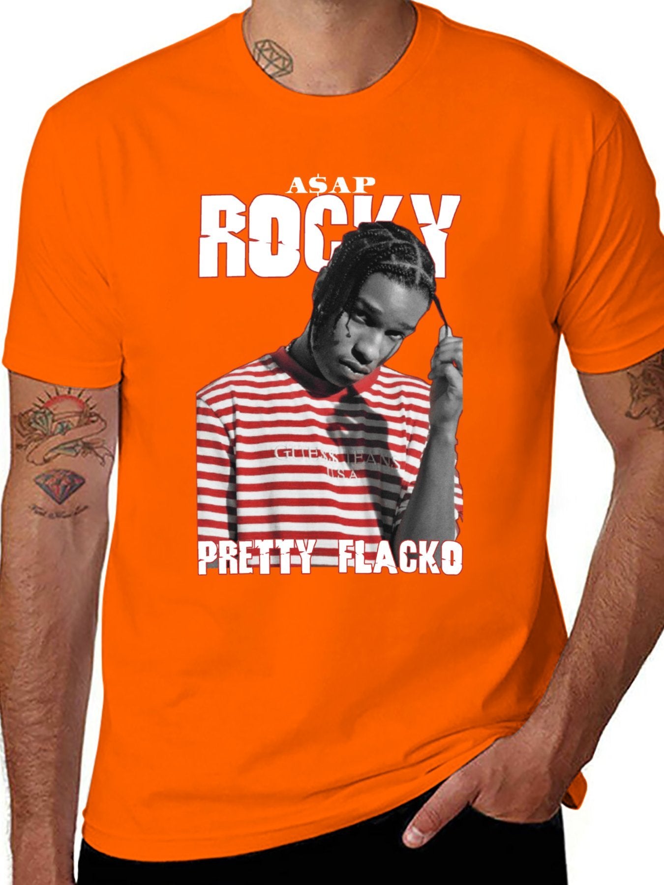 Music Unisex Cotton T-Shirt with Front Heat Transfer Print Xbbxosb3ly61