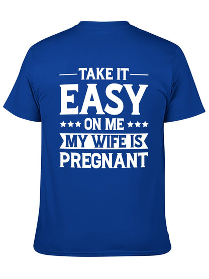 Unisex Cotton T-Shirt with Back Heat Transfer Printxb443xxznvh6