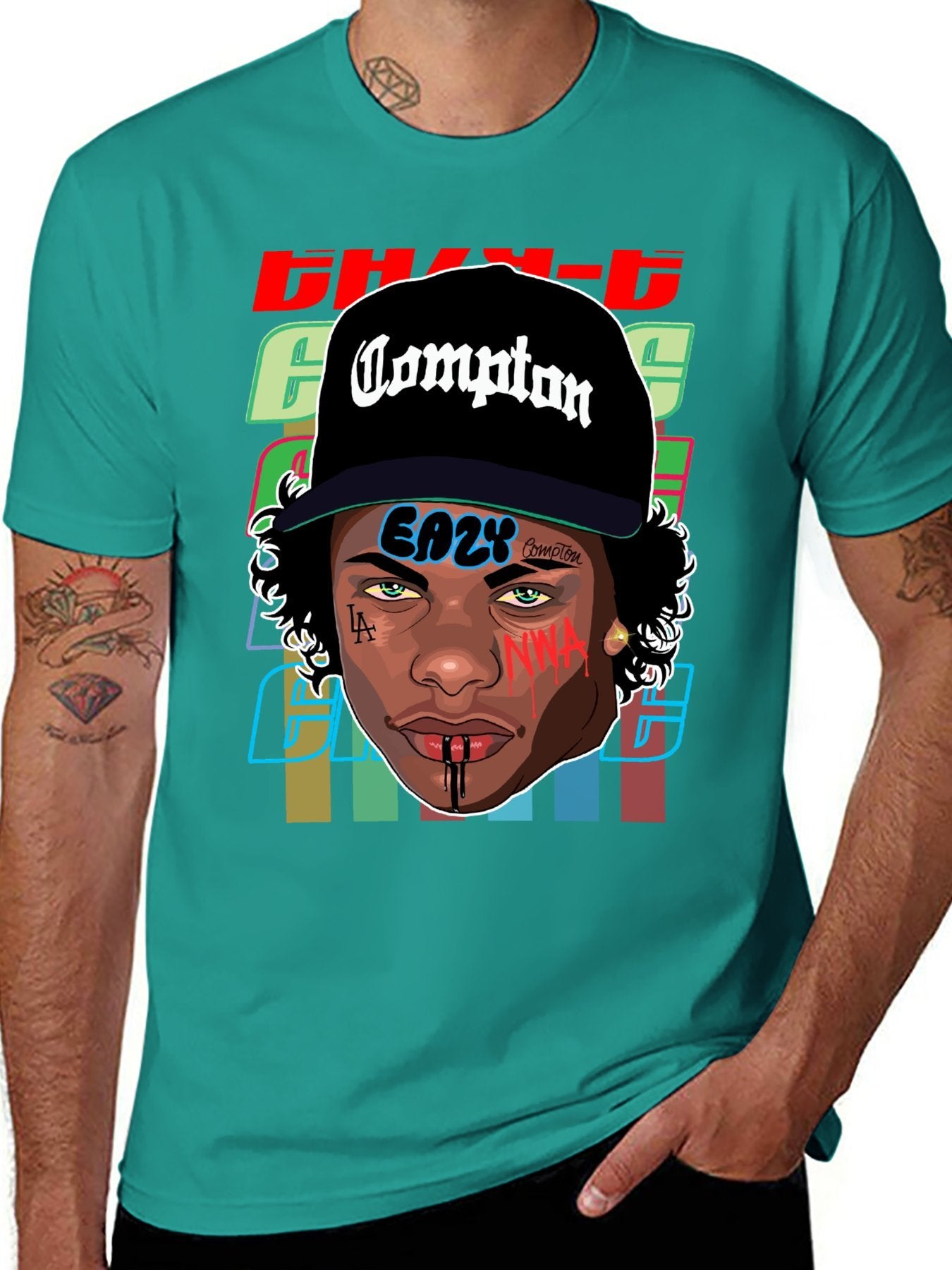 Music Unisex Cotton T-Shirt with Front Heat Transfer Print Xbbxy89f0w1x