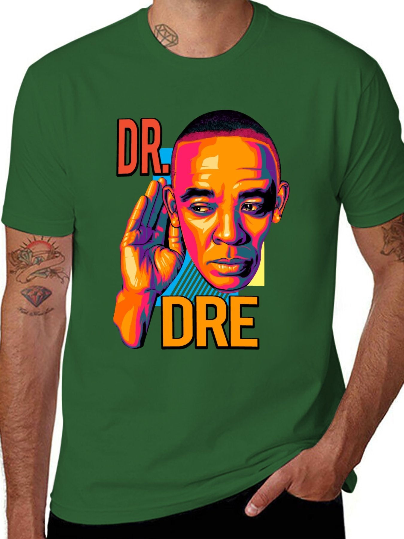 Music Unisex Cotton T-Shirt with Front Heat Transfer Print Xbbxy84fvfo6