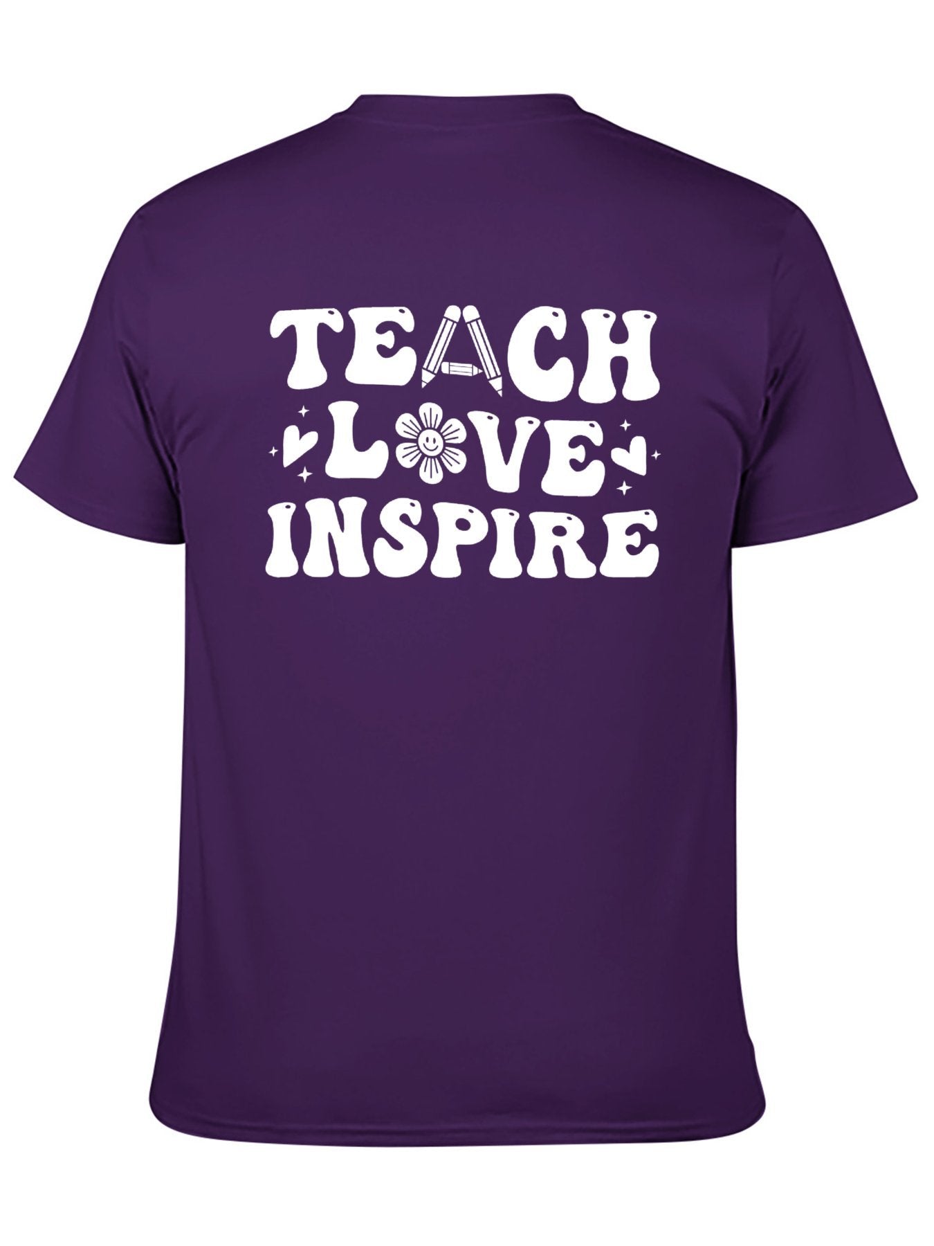 Unisex Cotton T-Shirt with Back Heat Transfer Printxb443d8z9zn0