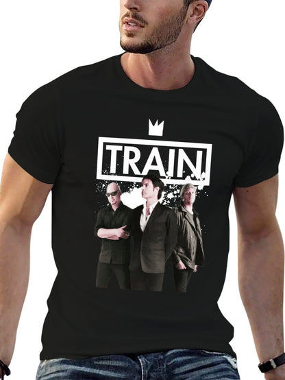Music Unisex Cotton T-Shirt with Front Heat Transfer Print Xbbxosb7t0tp