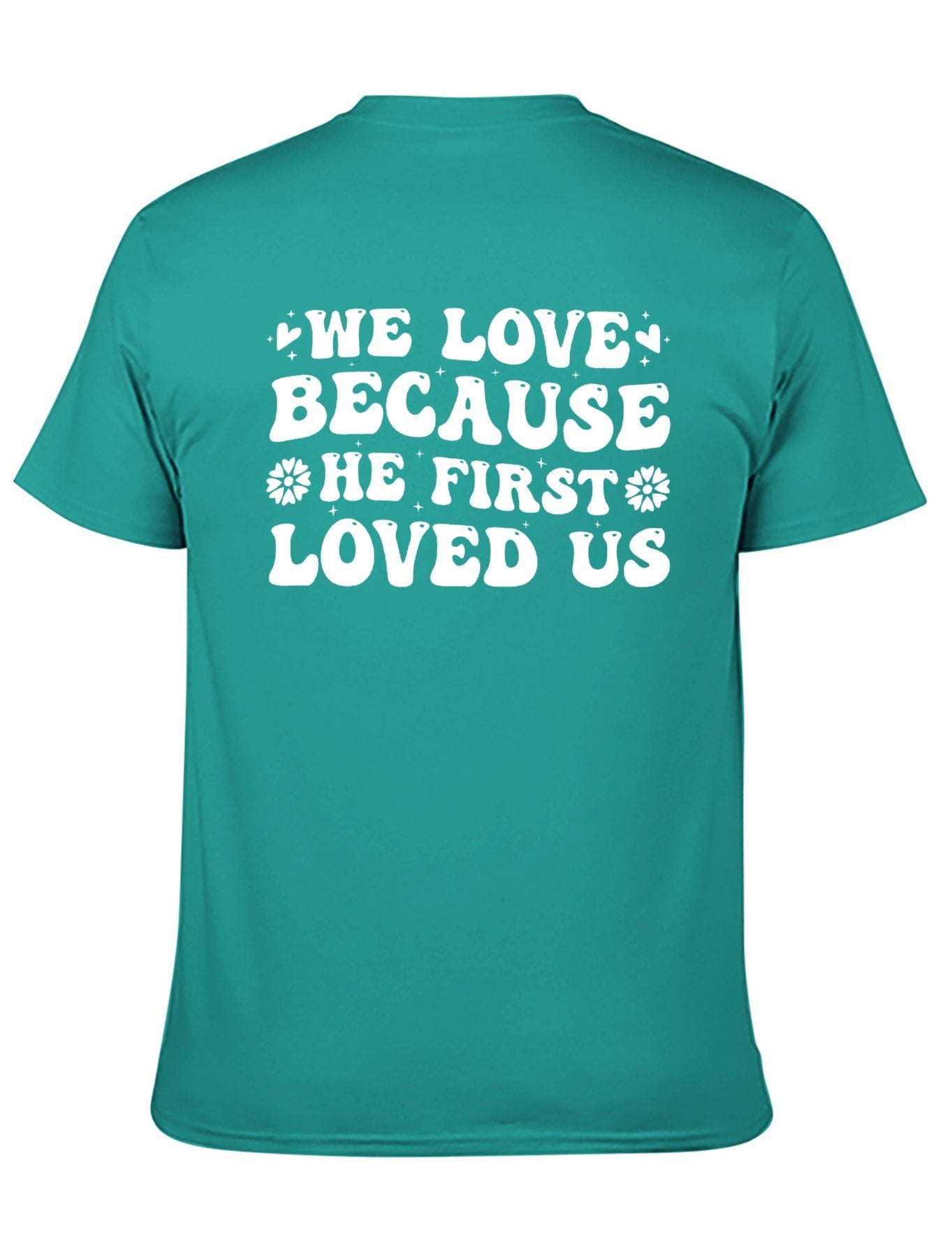 Unisex Cotton T-Shirt with Back Heat Transfer Printxb9hzt3fpmne