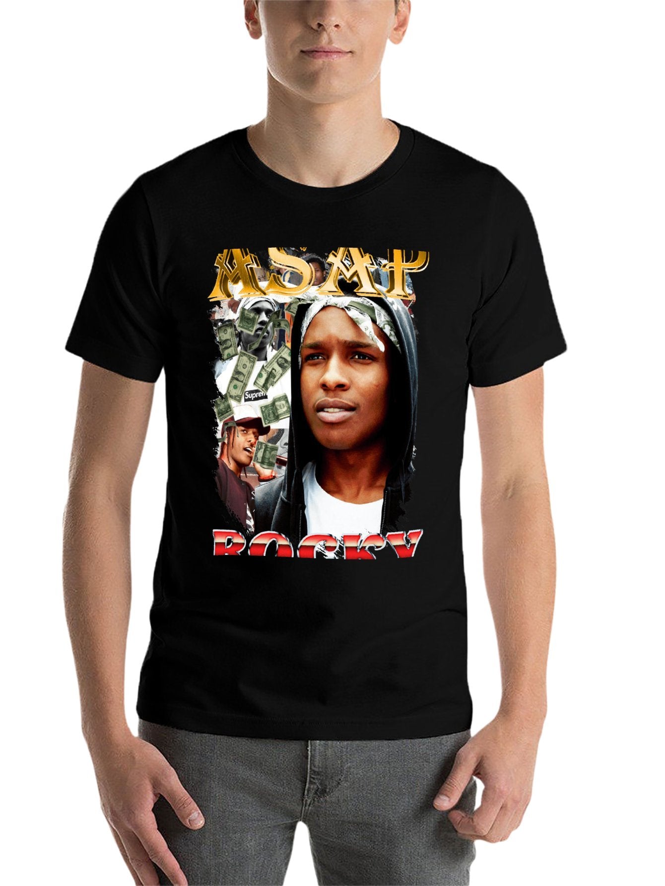Music Unisex Cotton T-Shirt with Front Heat Transfer Print Xbb950yo42vp