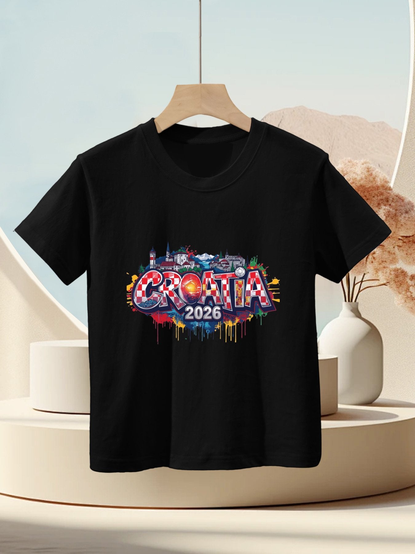 Wolrd Cup 2026 Children's T-shirt Croatia