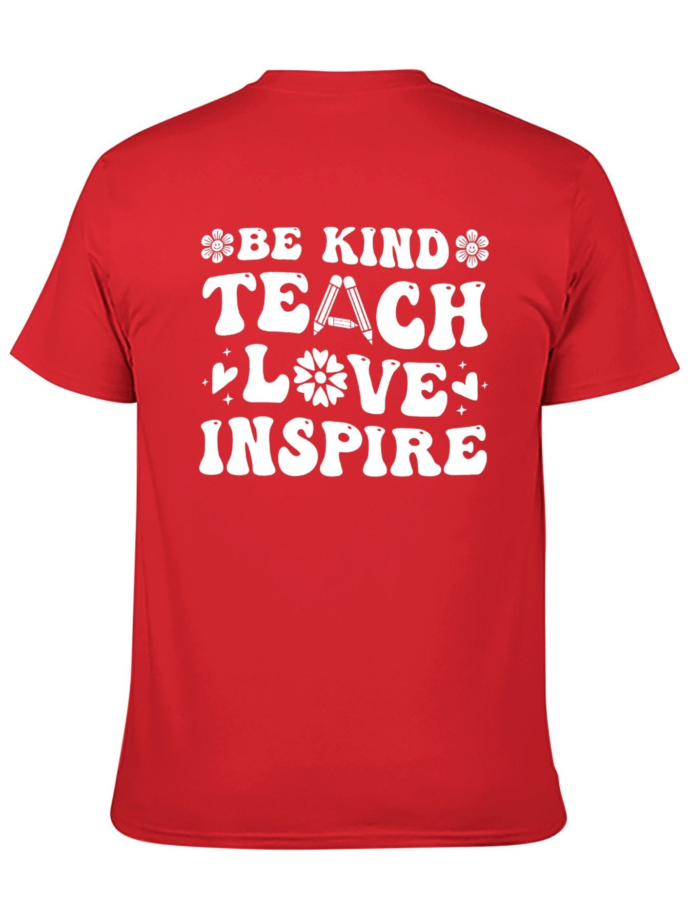 Unisex Cotton T-Shirt with Back Heat Transfer Printxb443z8lmcn6