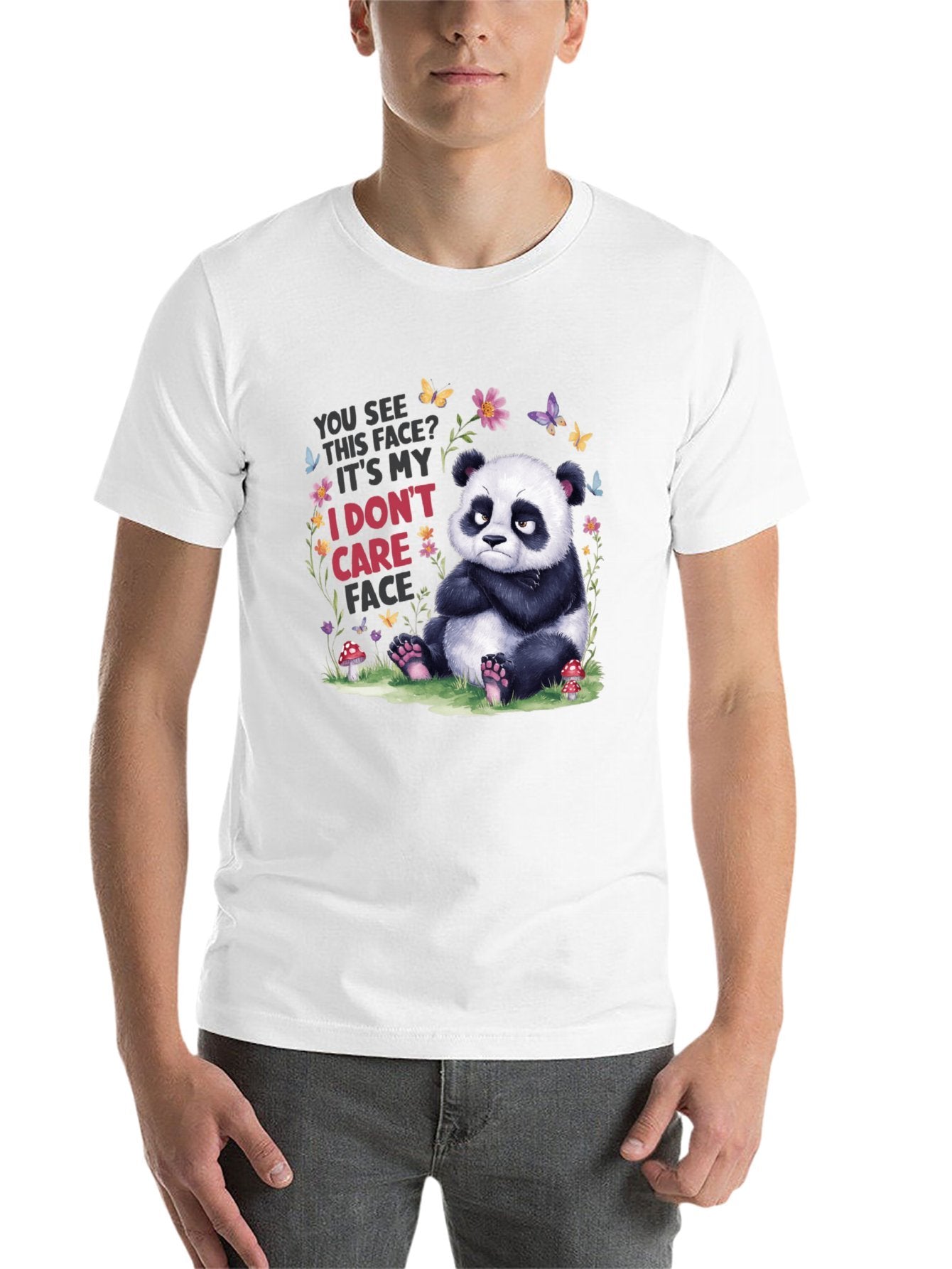 Funny Animals Unisex Cotton T-Shirt with Front Heat Transfer Print Xg2wdsr7c0y0
