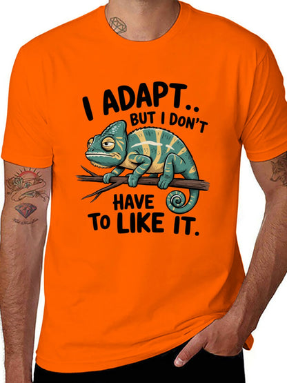 Funny Animals Unisex Cotton T-Shirt with Front Heat Transfer Print Xg2wdsfcplrx
