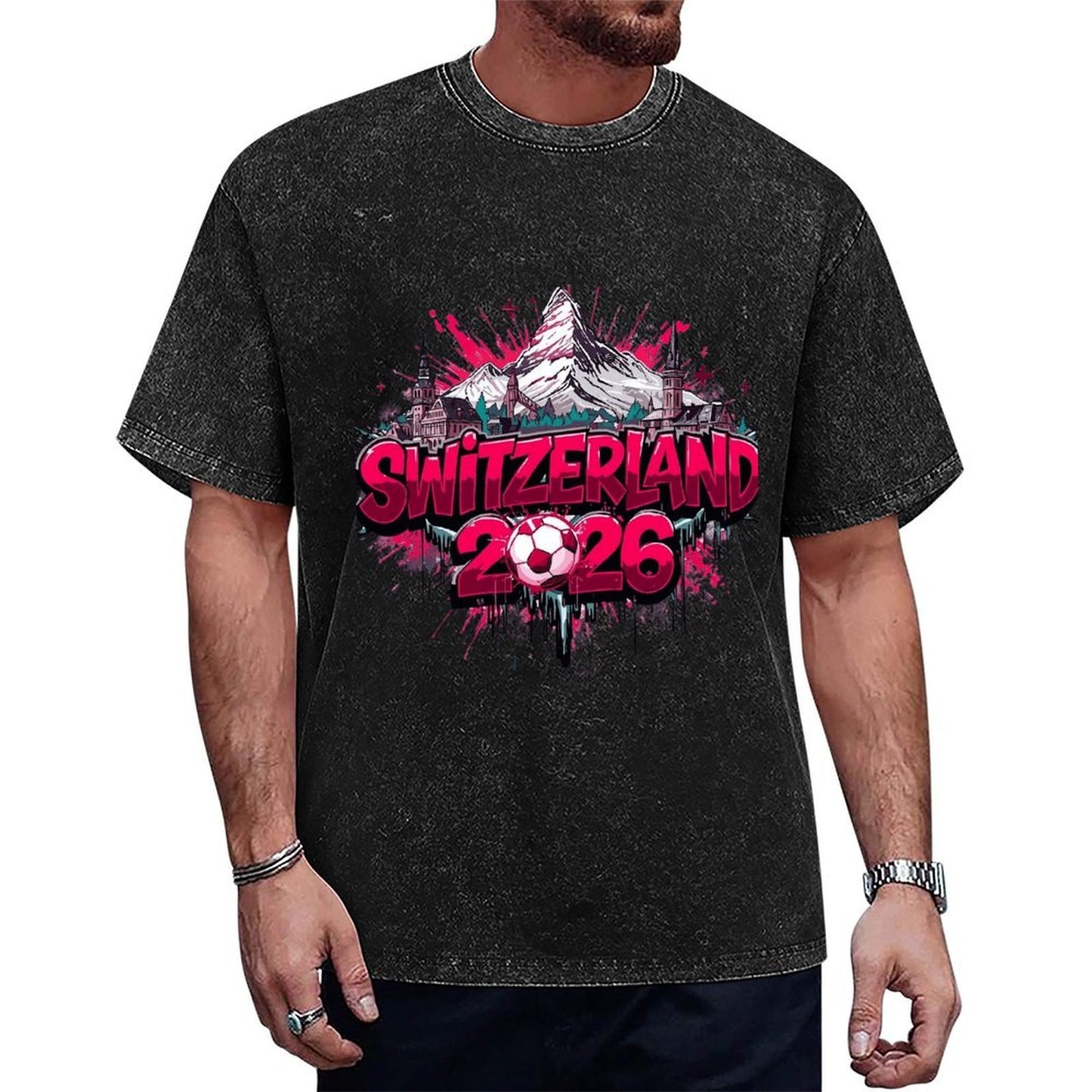2026 World Cup Cotton T-Shirt Swizzerland