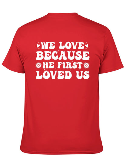 Unisex Cotton T-Shirt with Back Heat Transfer Printxb9hztqm99be
