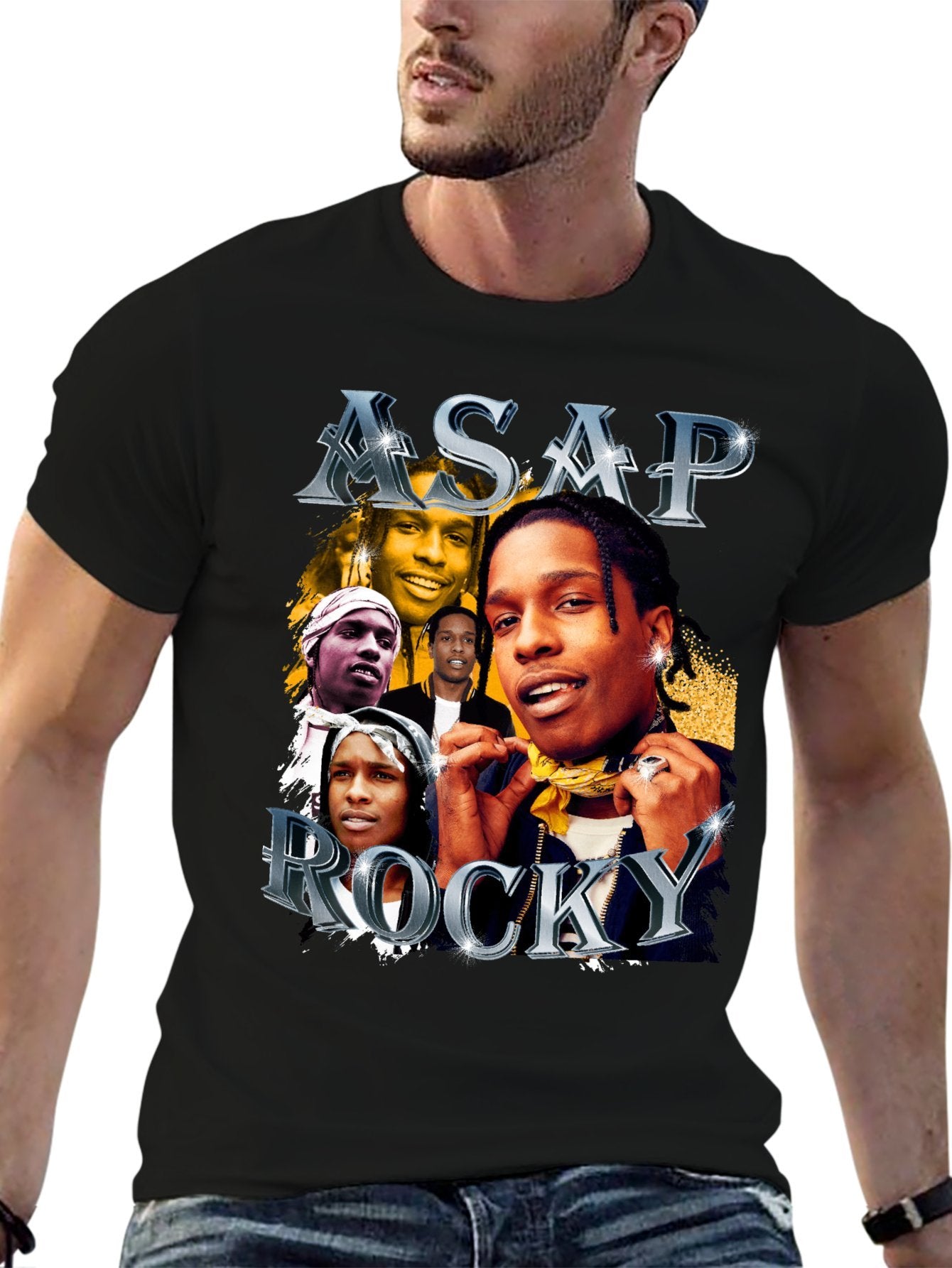 Music Unisex Cotton T-Shirt with Front Heat Transfer Print Xbbxosyebb2v