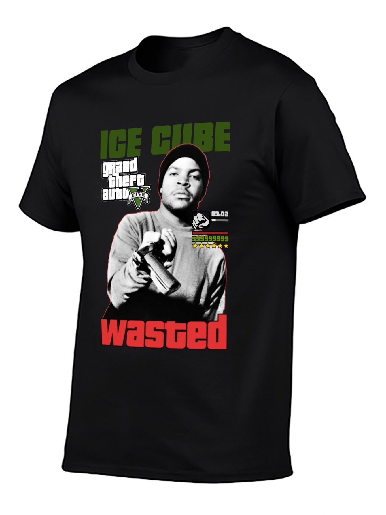 Music Unisex Cotton T-Shirt with Front Heat Transfer Print Xbb950b9pdyk