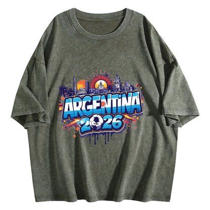 2026 World Cup Cotton T-Shirt Argentina