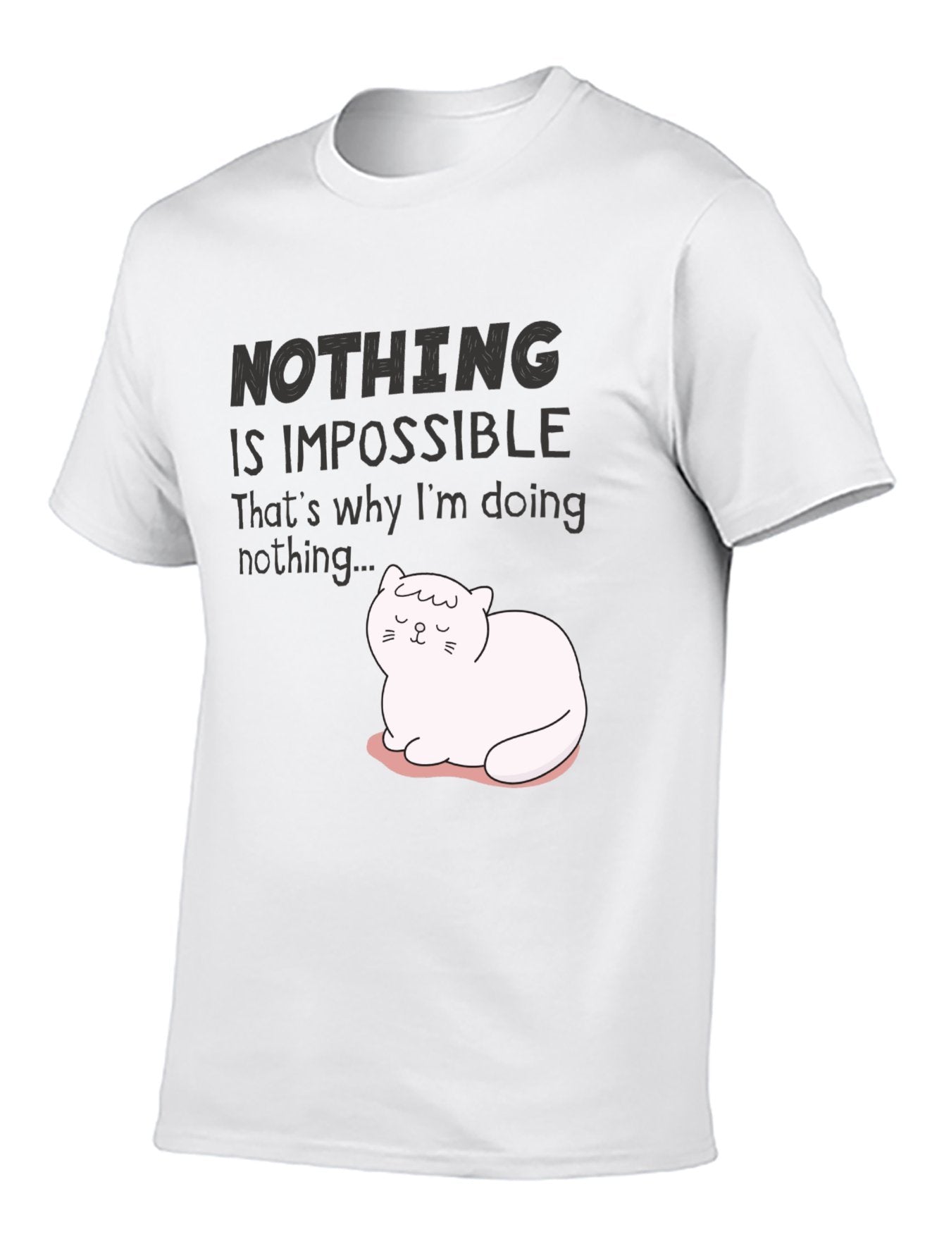 Funny Animals Unisex Cotton T-Shirt with Front Heat Transfer Print Xg2wd2d6z8px