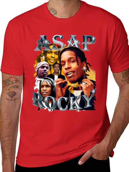 Music Unisex Cotton T-Shirt with Front Heat Transfer Print Xbbxosyebb2v