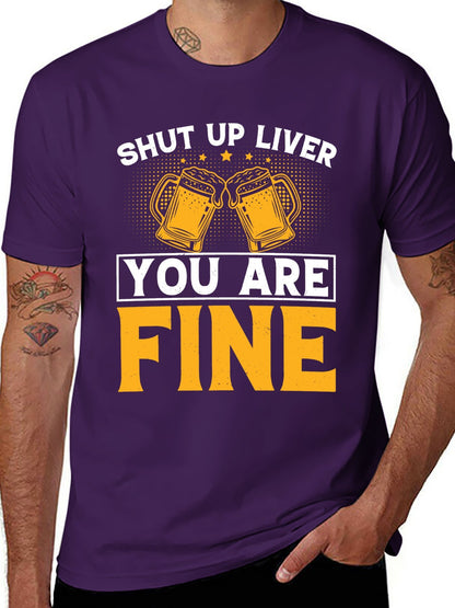 Unisex Cotton T-Shirt with Front Heat Transfer Printxb4v2e3oen2v