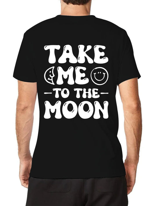 Unisex Cotton T-Shirt with Back Heat Transfer Printxb443229b776