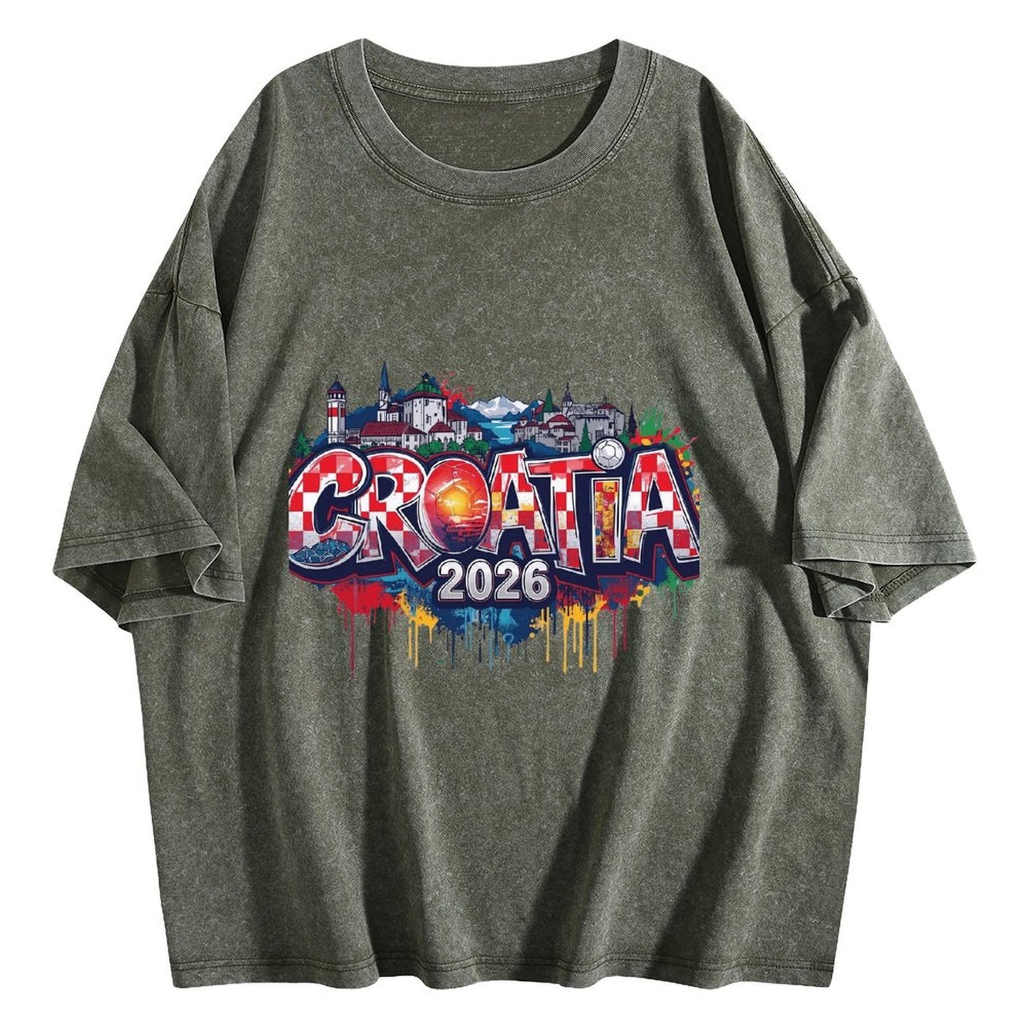 2026 World Cup Cotton T-Shirt Croatia