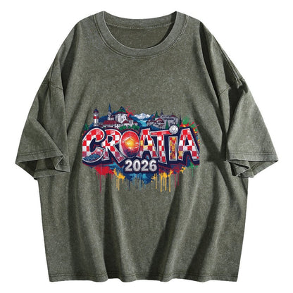 2026 World Cup Cotton T-Shirt Croatia