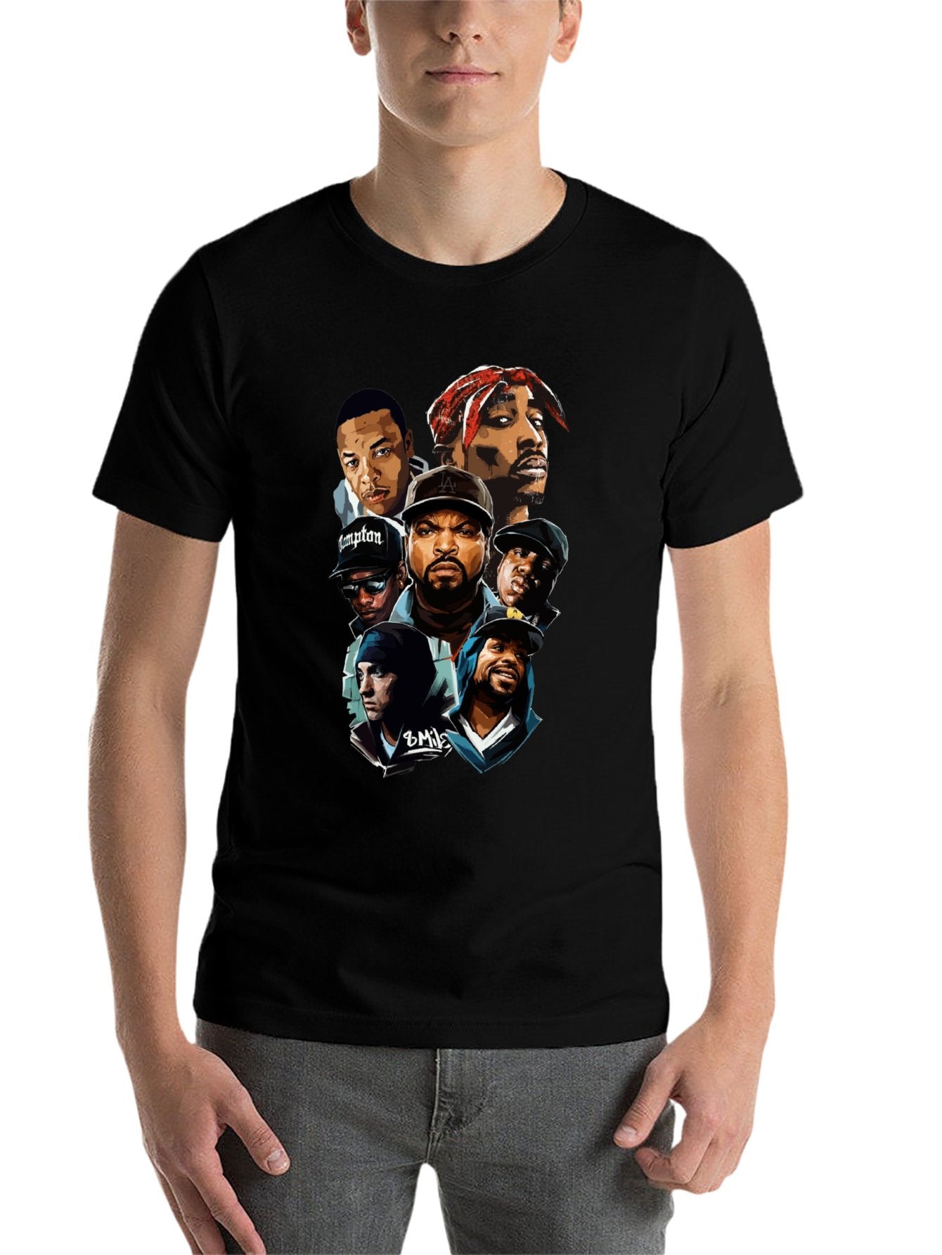 Music Unisex Cotton T-Shirt with Front Heat Transfer Print Xbbxy8ygg3qx