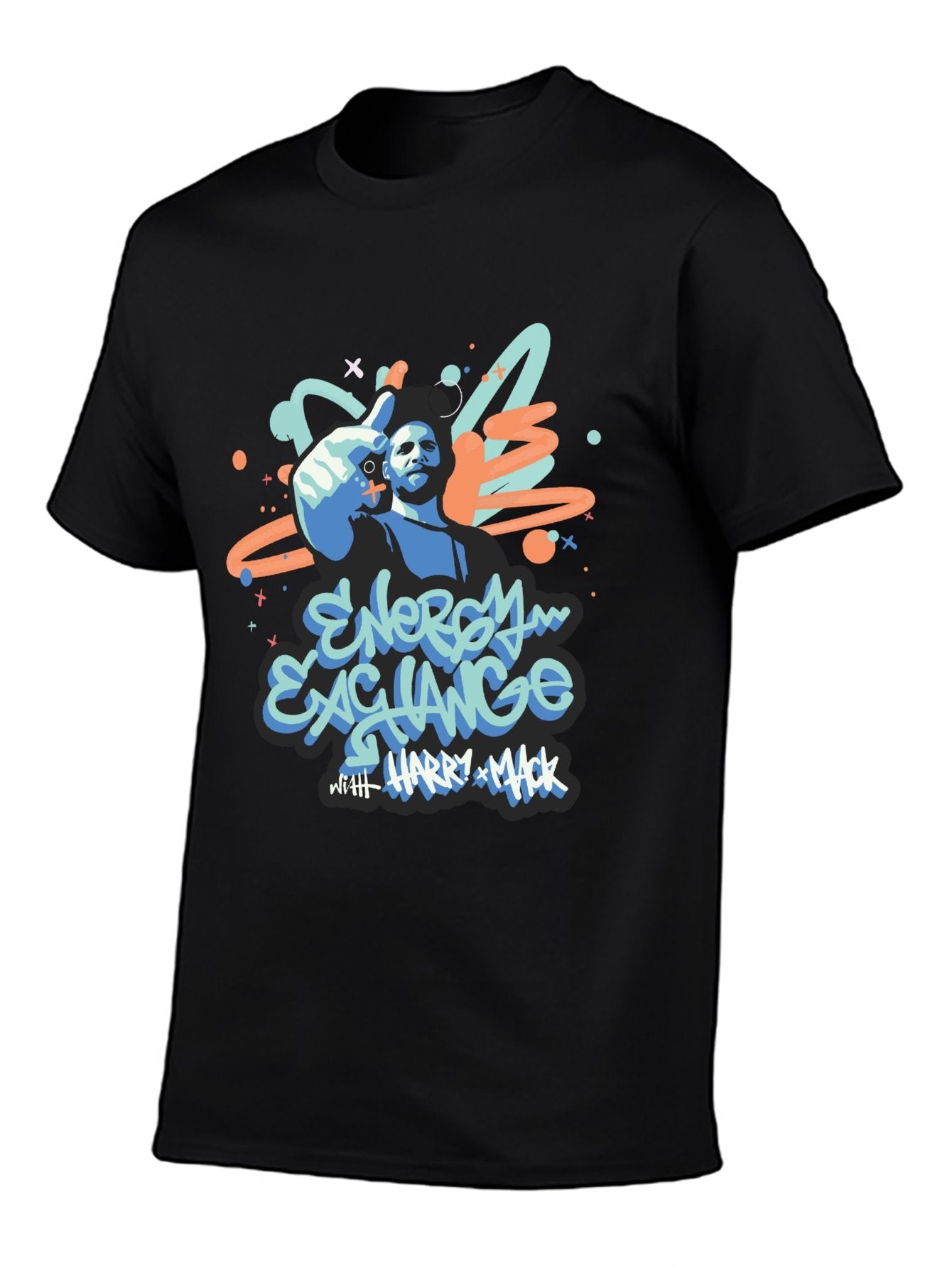 Music Unisex Cotton T-Shirt with Front Heat Transfer Print Xbbxy823oqtp
