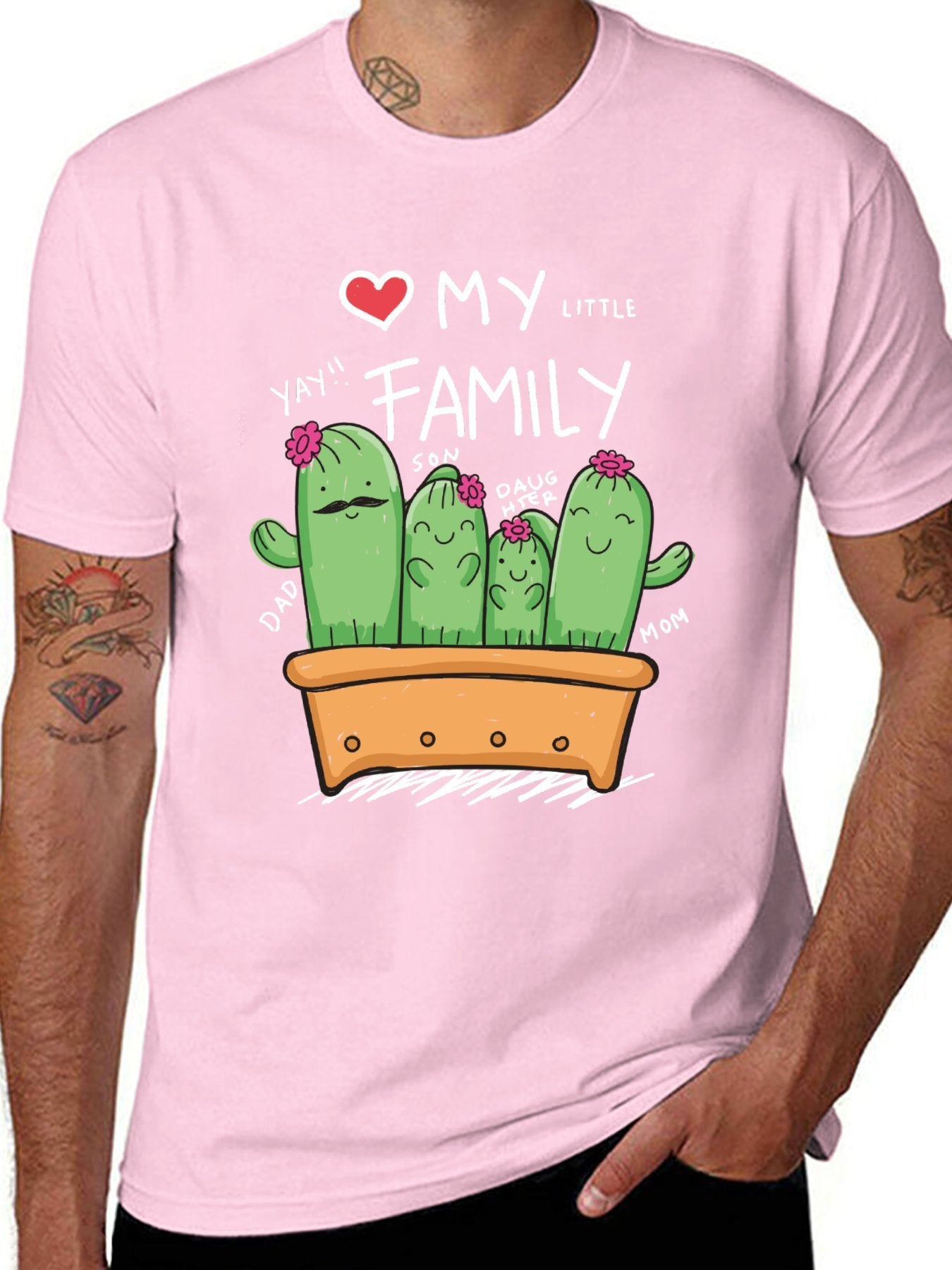 Funny Animals Unisex Cotton T-Shirt with Front Heat Transfer Print Xg2wd2xenkpp