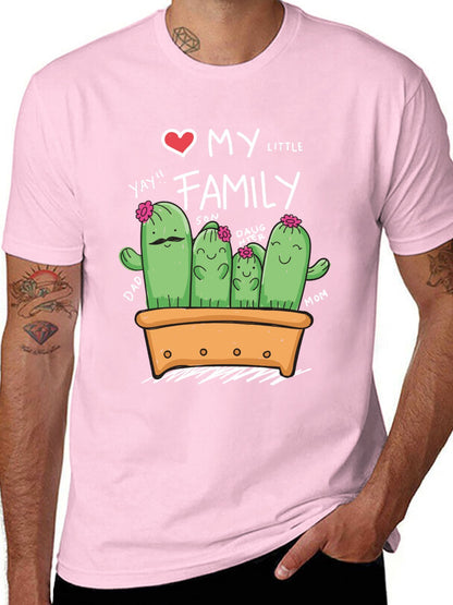Funny Animals Unisex Cotton T-Shirt with Front Heat Transfer Print Xg2wd2xenkpp