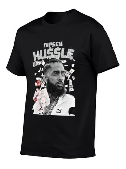 Music Unisex Cotton T-Shirt with Front Heat Transfer Print Xbbxo2zhxbkp