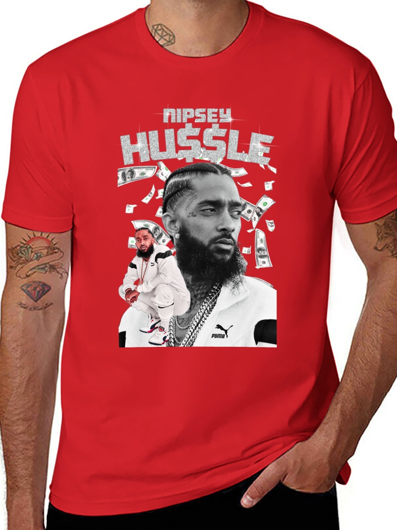 Music Unisex Cotton T-Shirt with Front Heat Transfer Print Xbbxo2zhxbkp