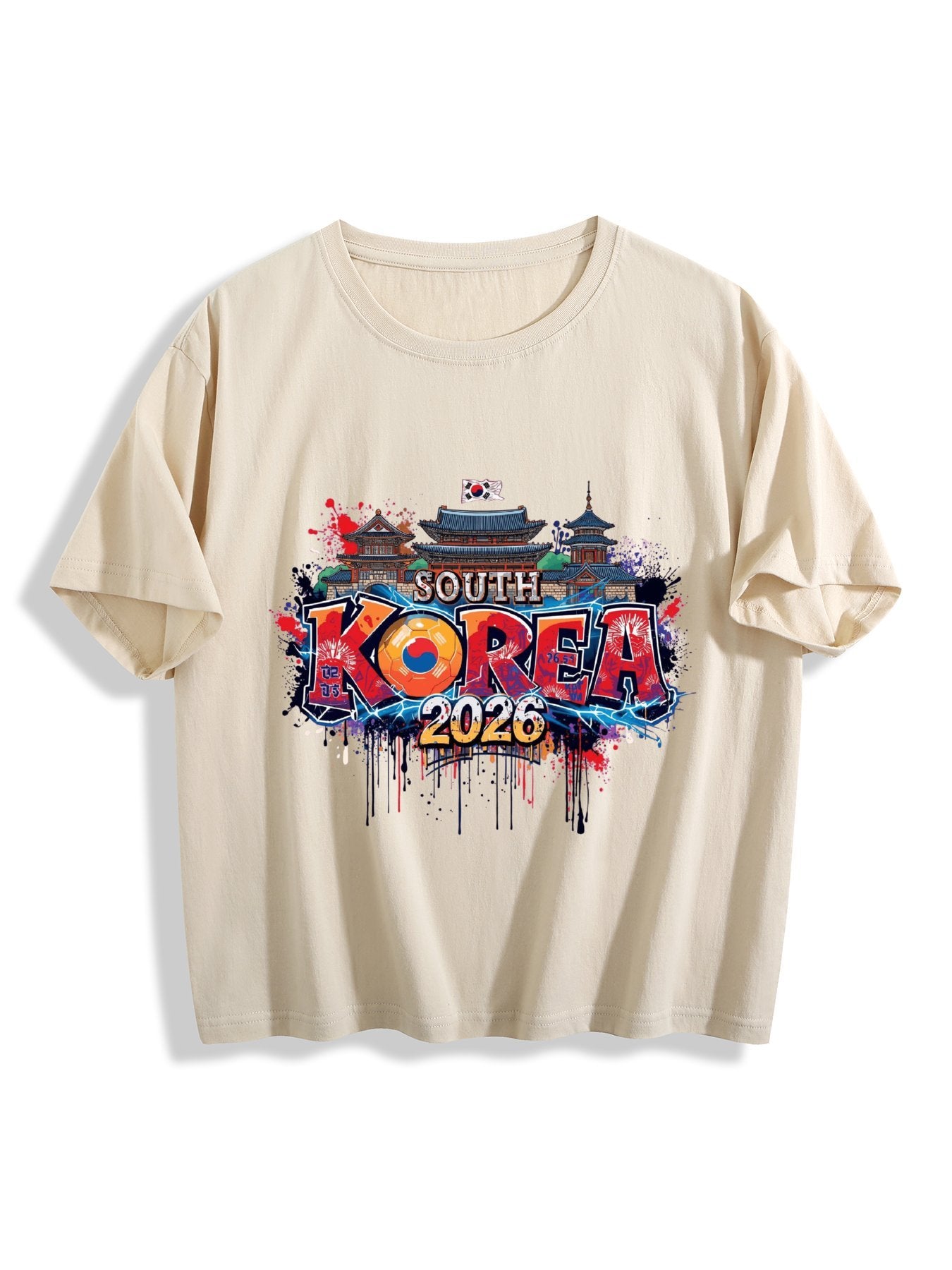 World Cup 2026 Women's Crop Top T-Shirt Korea