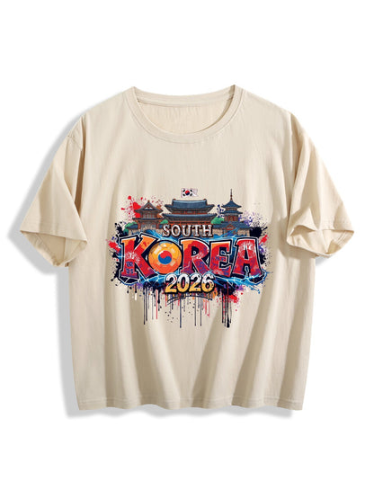 World Cup 2026 Women's Crop Top T-Shirt Korea