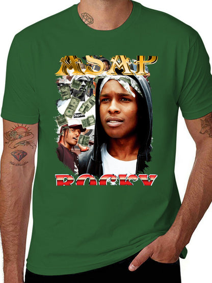 Music Unisex Cotton T-Shirt with Front Heat Transfer Print Xbb950yo42vp