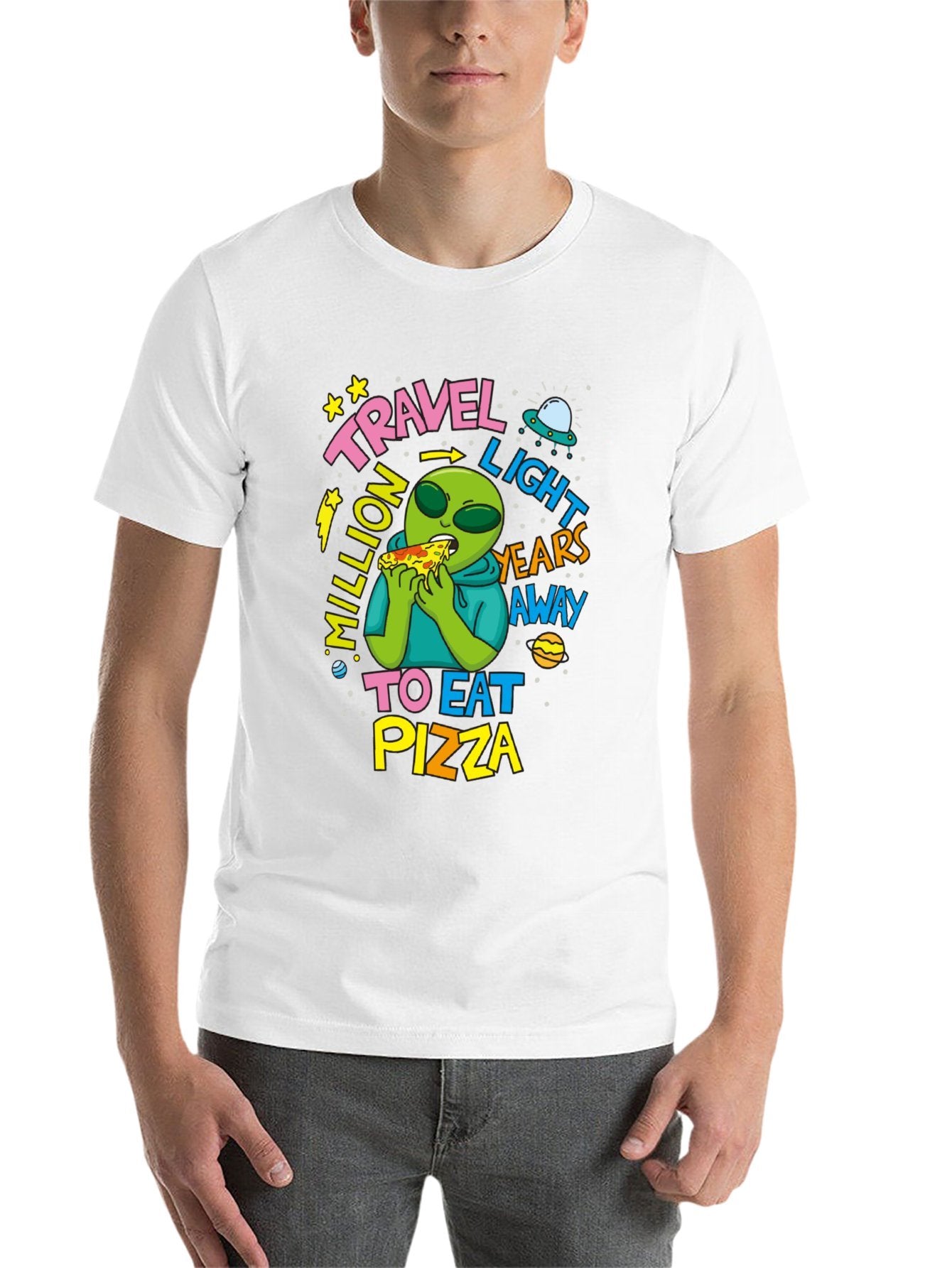 Funny Animals Unisex Cotton T-Shirt with Front Heat Transfer Print Xg2wds6lmbvg