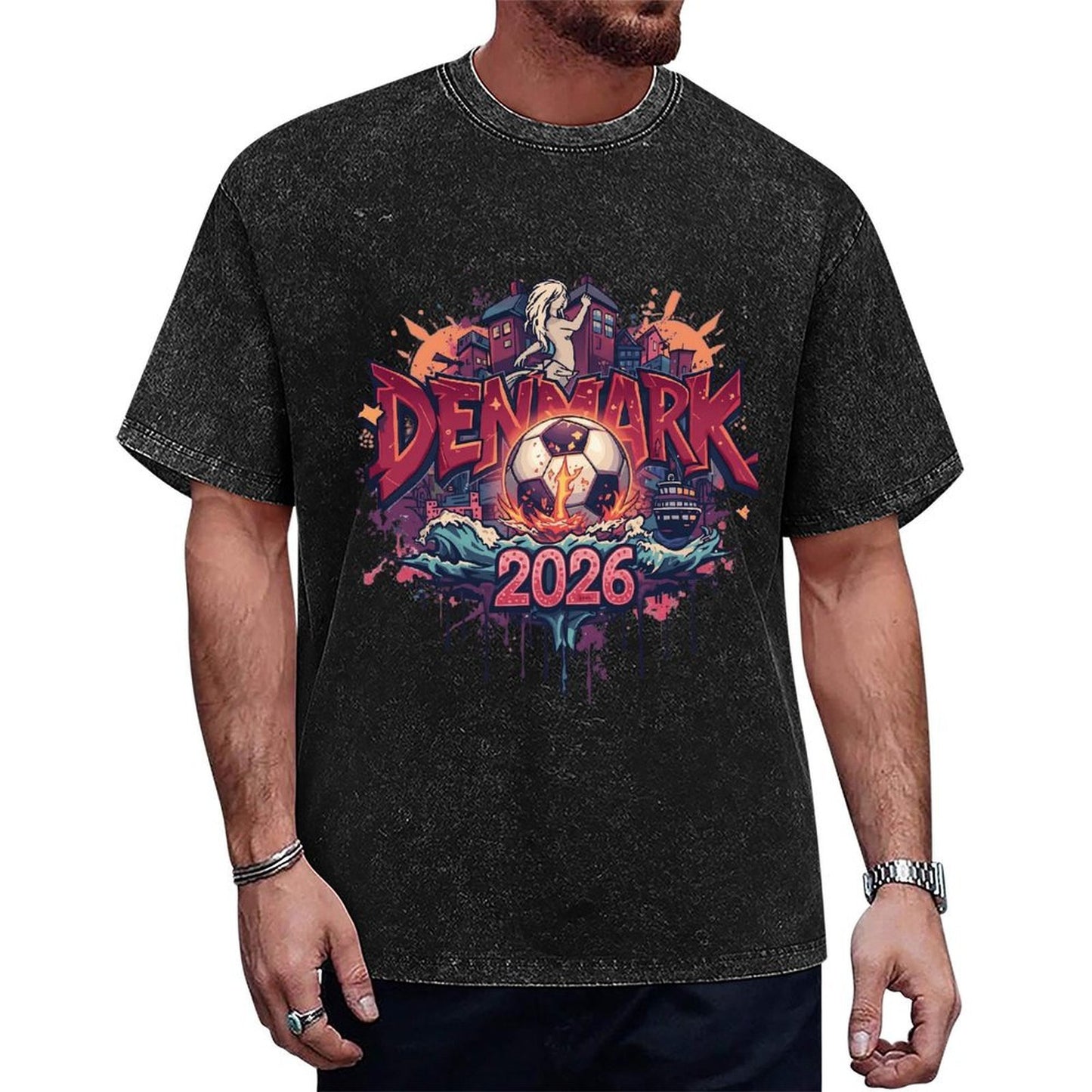 2026 World Cup Cotton T-Shirt Denmark