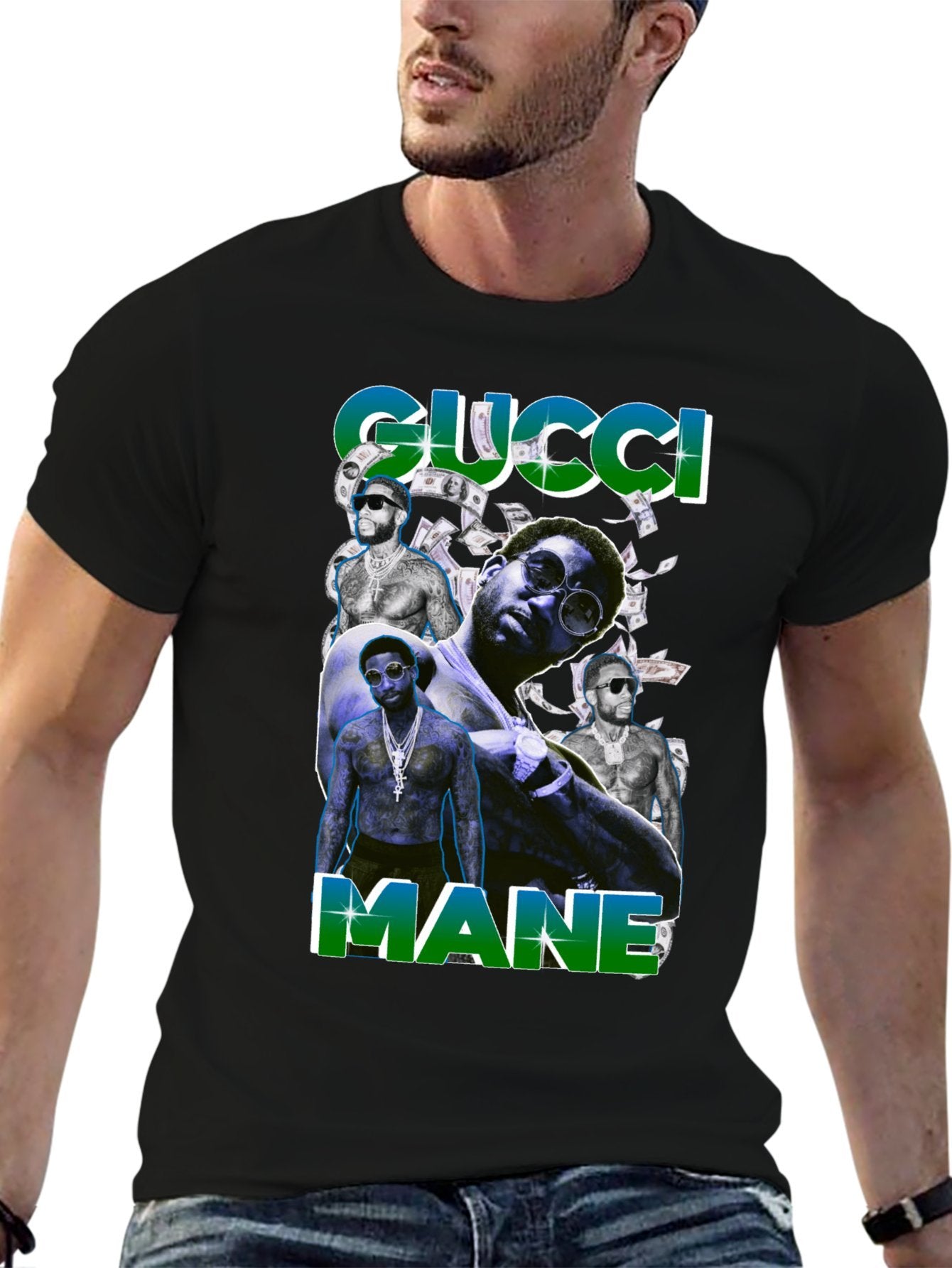 Music Unisex Cotton T-Shirt with Front Heat Transfer Print Xbbxodnzlj40