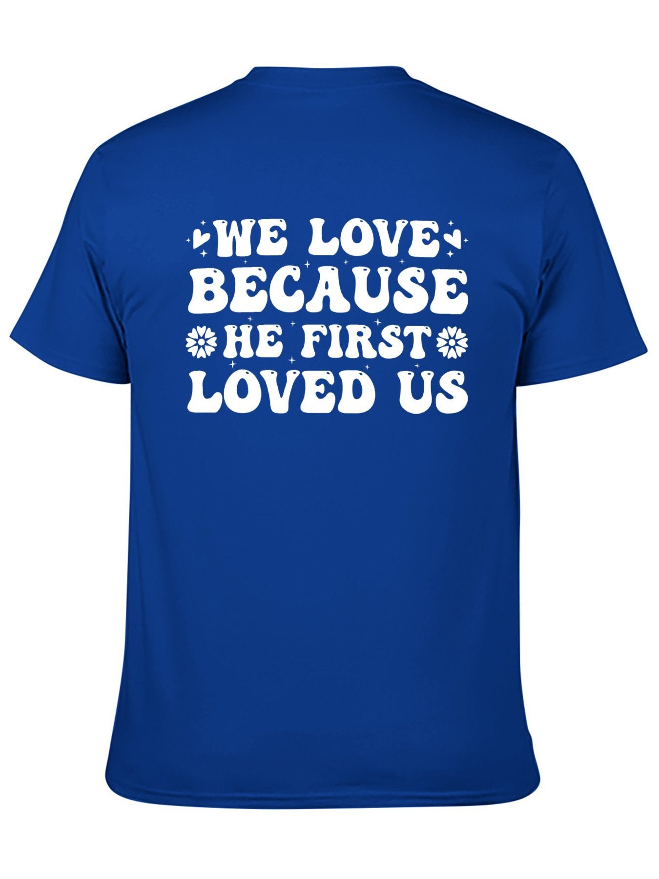 Unisex Cotton T-Shirt with Back Heat Transfer Printxb9hztqm99be