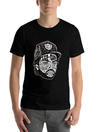 Music Unisex Cotton T-Shirt with Front Heat Transfer Print Xbb95q7ftsr1