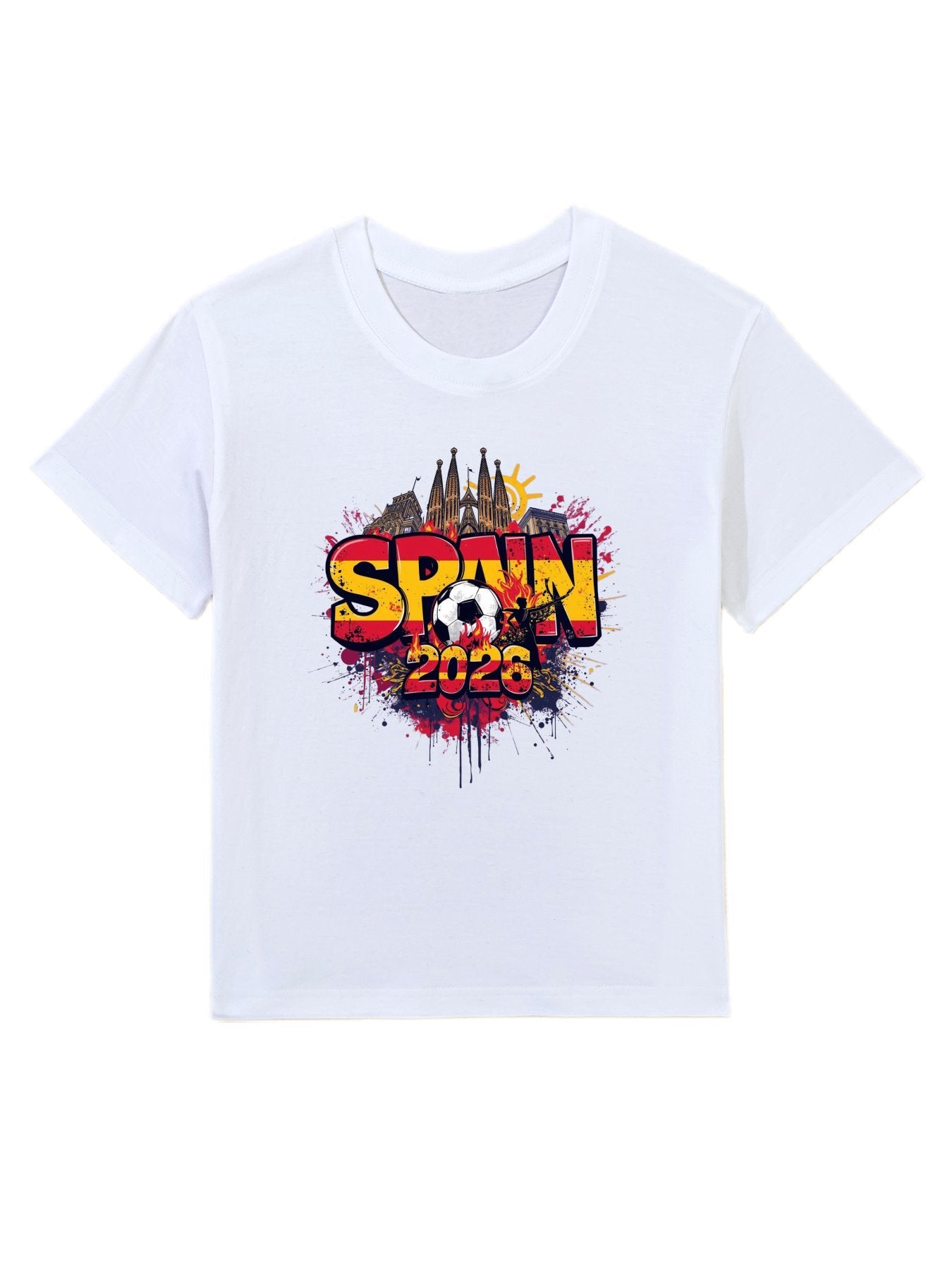 Wolrd Cup 2026 Children's T-shirt Spain