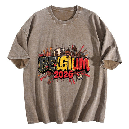 2026 World Cup Cotton T-Shirt Belgium