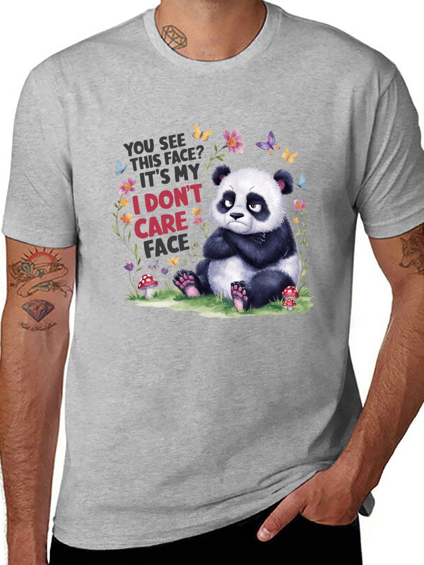 Funny Animals Unisex Cotton T-Shirt with Front Heat Transfer Print Xg2wdsr7c0y0