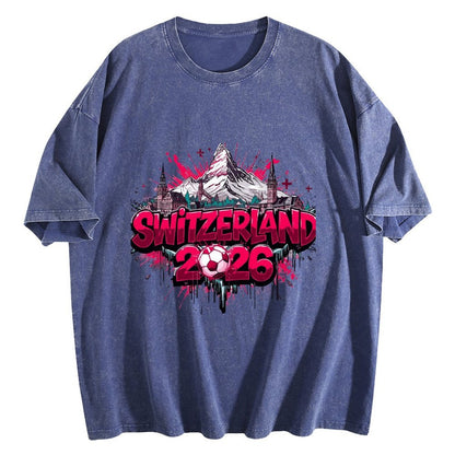 2026 World Cup Cotton T-Shirt Swizzerland